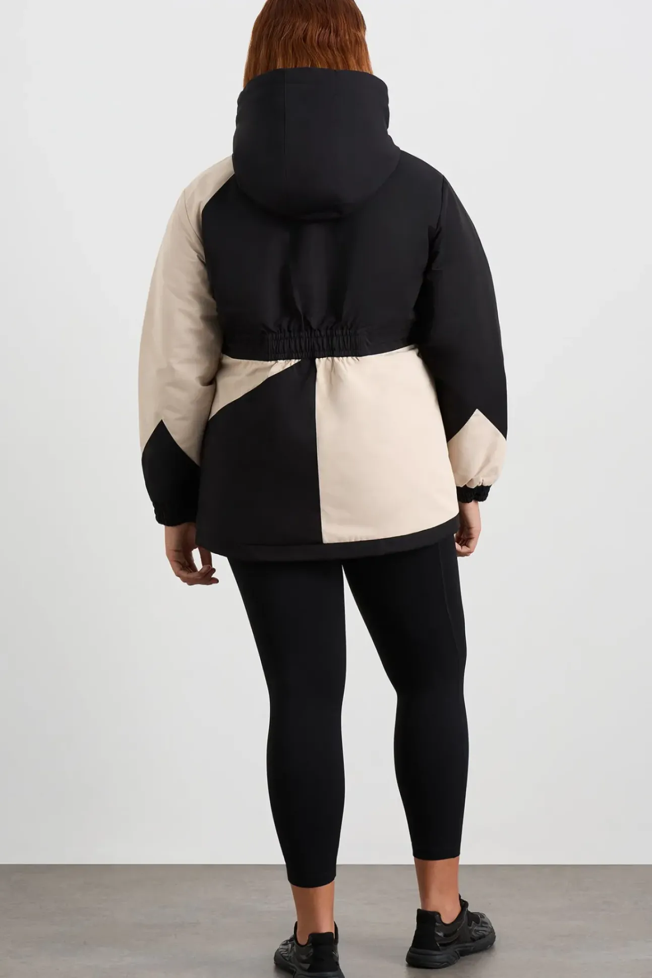 Colour Block Long Jacket 731