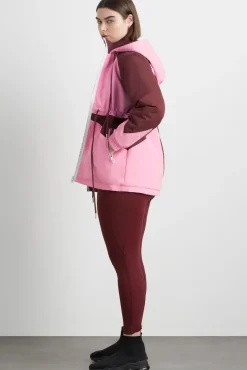 Colour Block Long Jacket 731