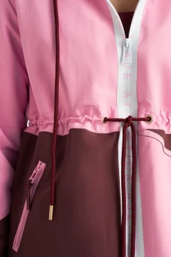 Colour Block Long Jacket 731