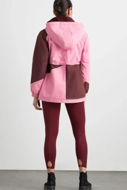 Colour Block Long Jacket 731