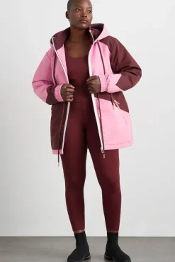 Colour Block Long Jacket 731