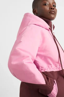 Colour Block Long Jacket 731