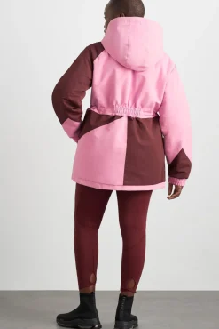 Colour Block Long Jacket 731