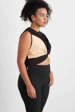 Colour Block Twist Tank 130