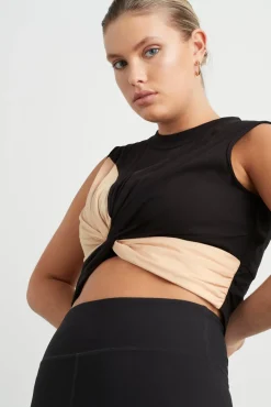 Colour Block Twist Tank 130