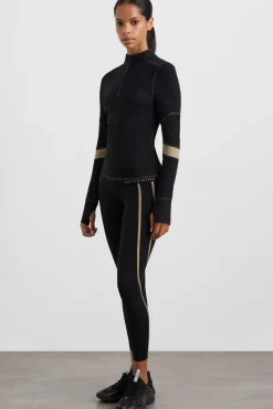 Colour Blocked Quarter Zip 758