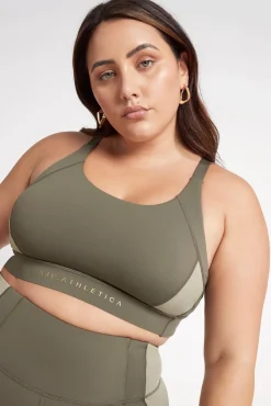 Contrast Adjustable Strap Sports Bra 321