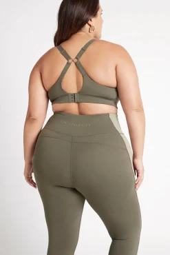 Contrast Adjustable Strap Sports Bra 321