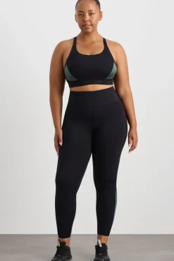 Contrast Adjustable Strap Sports Bra 321