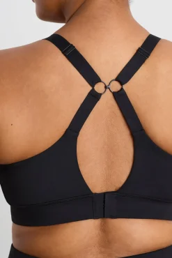 Contrast Adjustable Strap Sports Bra 321