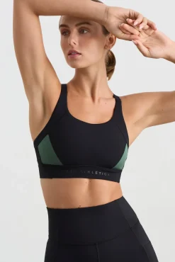 Contrast Adjustable Strap Sports Bra 321