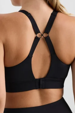 Contrast Adjustable Strap Sports Bra 321