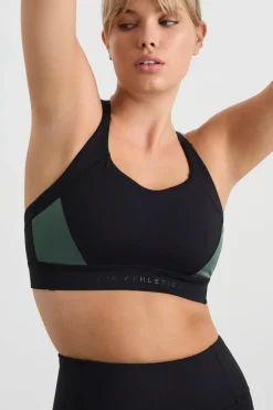 Contrast Adjustable Strap Sports Bra 321