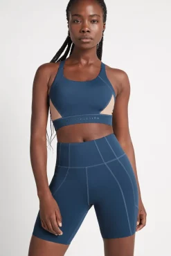 Contrast Adjustable Strap Sports Bra 321