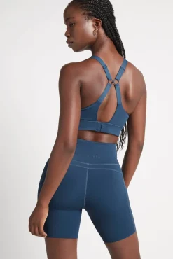 Contrast Adjustable Strap Sports Bra 321