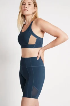 Contrast Adjustable Strap Sports Bra 321