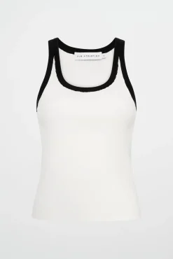Contrast Knit Tank 142