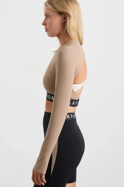 Contrast Layered Crop Top 380