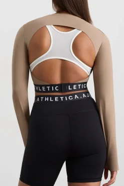 Contrast Layered Crop Top 380