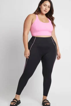 Contrast Logo Full Length Legging 203