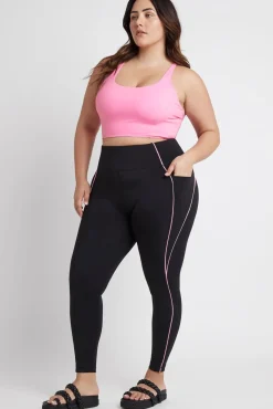 Contrast Logo Full Length Legging 203