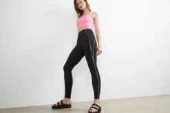 Contrast Logo Full Length Legging 203
