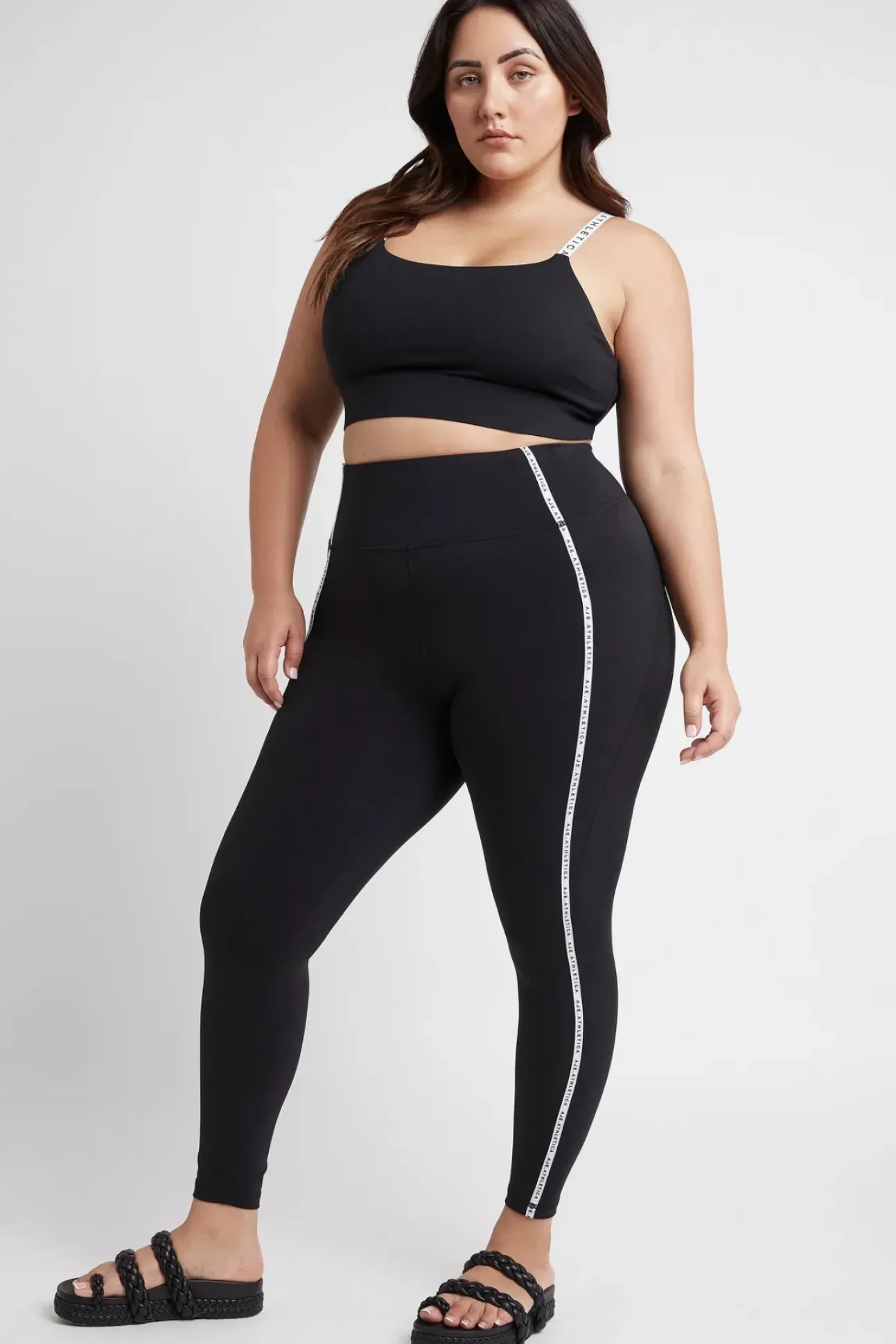 Contrast Logo Full Length Legging 203
