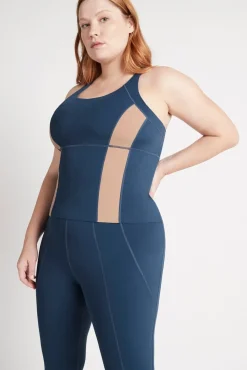 Contrast Longline Racerback Tank 124