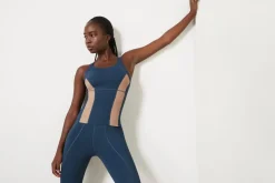 Contrast Longline Racerback Tank 124