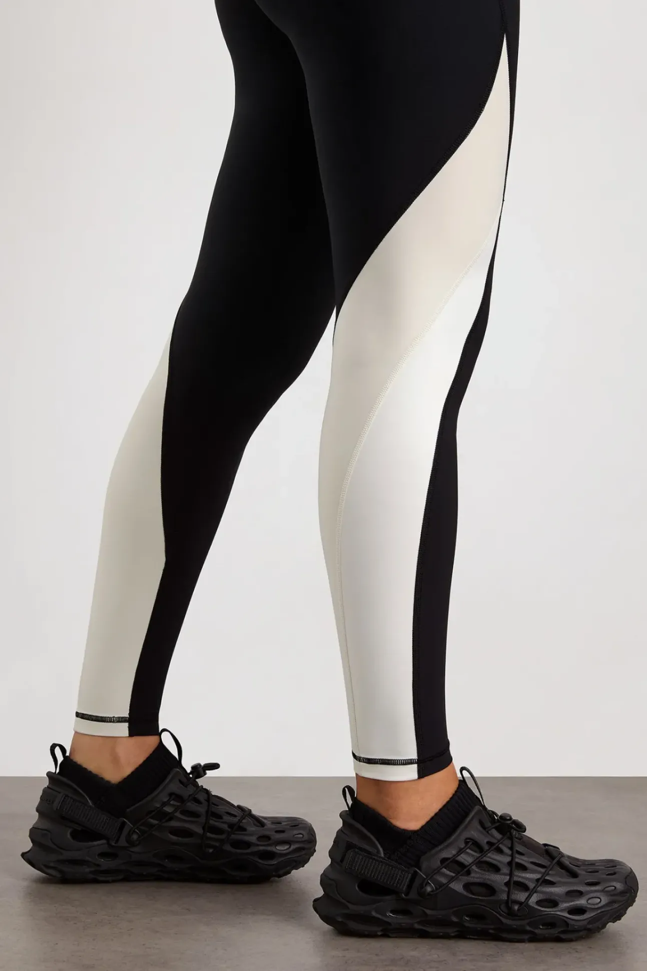 Contrast Panel Full Length Legging 232