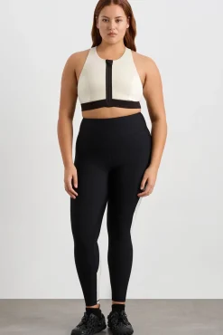 Contrast Panel Full Length Legging 232