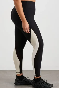 Contrast Panel Full Length Legging 232