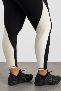 Contrast Panel Full Length Legging 232
