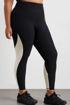 Contrast Panel Full Length Legging 232