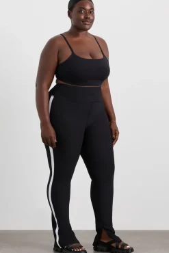 Contrast Split Hem Legging 205