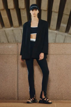 Contrast Split Hem Legging 205