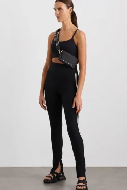 Contrast Split Hem Legging 205