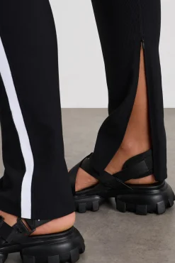 Contrast Split Hem Legging 205