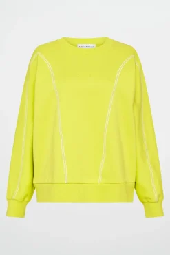 Contrast Stitch Crew Jumper 419