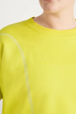 Contrast Stitch Crew Jumper 419