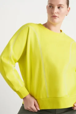 Contrast Stitch Crew Jumper 419