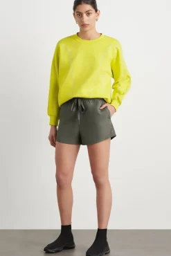 Contrast Stitch Crew Jumper 419