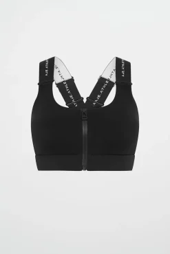 Contrast Zip Sports Bra 304