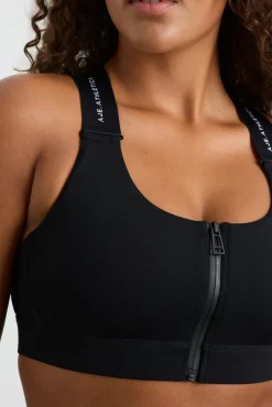 Contrast Zip Sports Bra 304