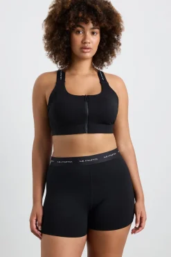 Contrast Zip Sports Bra 304