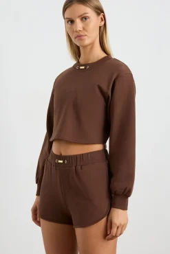 Cotton Terry Crew Jumper 413