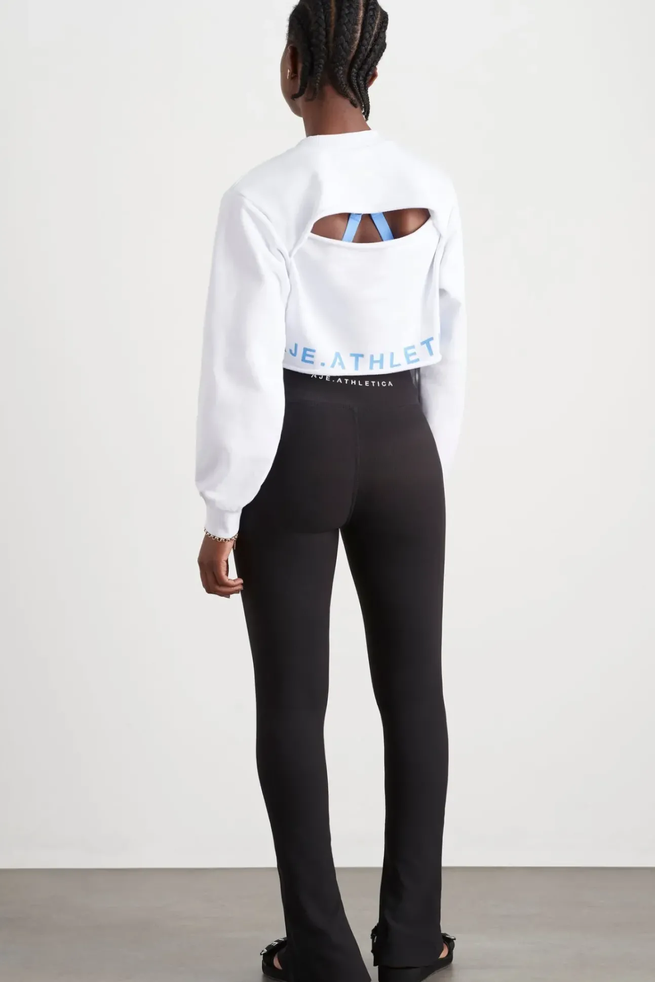 Crop Cut Out Crew Jumper 416