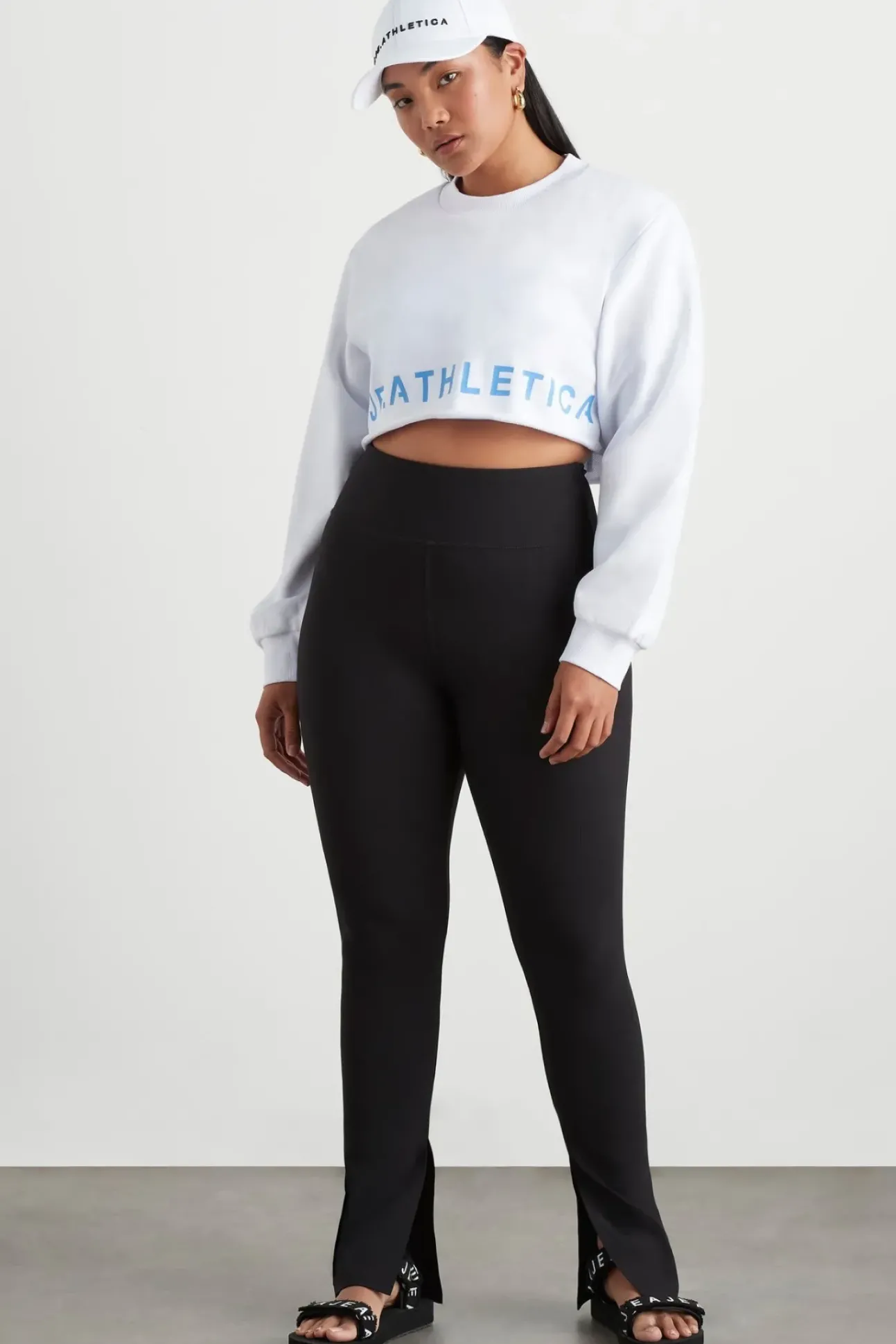 Crop Cut Out Crew Jumper 416