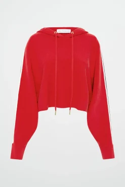 Crop Knit Hoodie 405