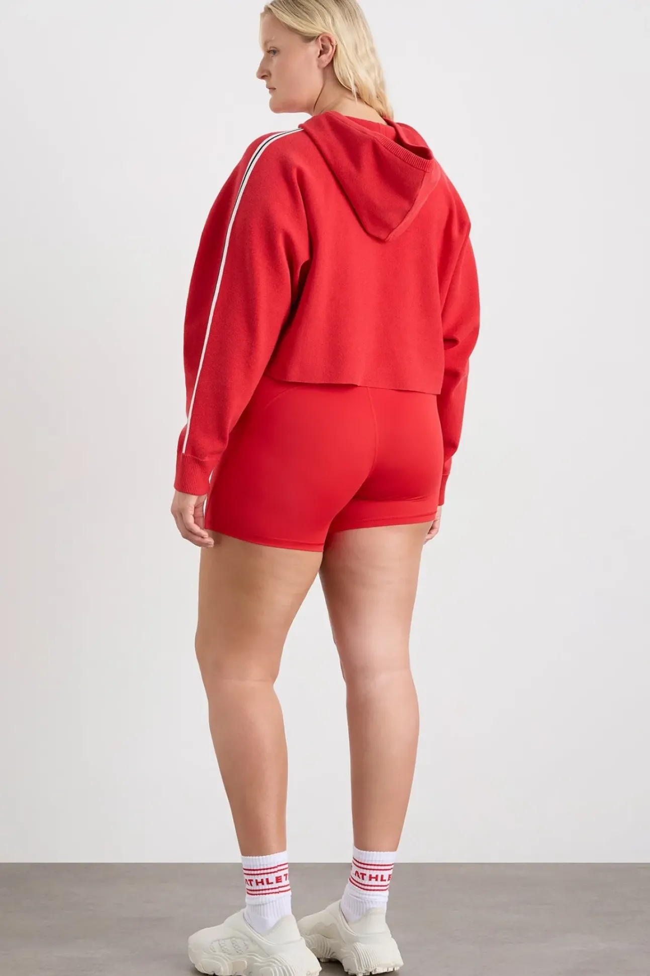 Crop Knit Hoodie 405